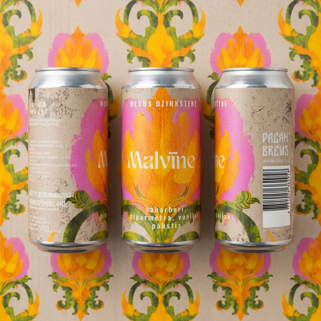 Labietis Malvine Sparkling Mead Cans Lineup Packaging