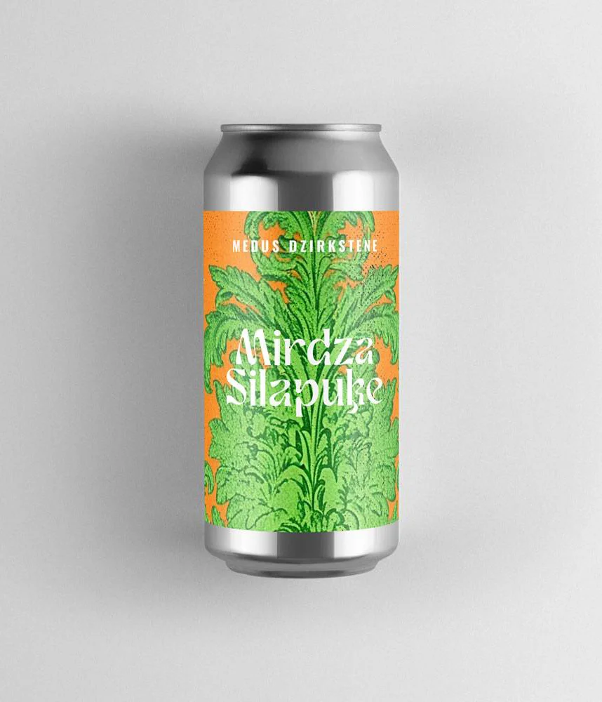 Labietis Mirdza Sparkling Mead Can Packaging