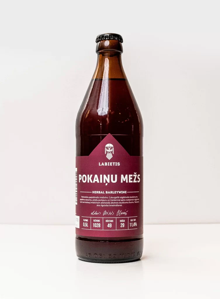 Labietis Pokainu Mezs Beer Bottle Packaging