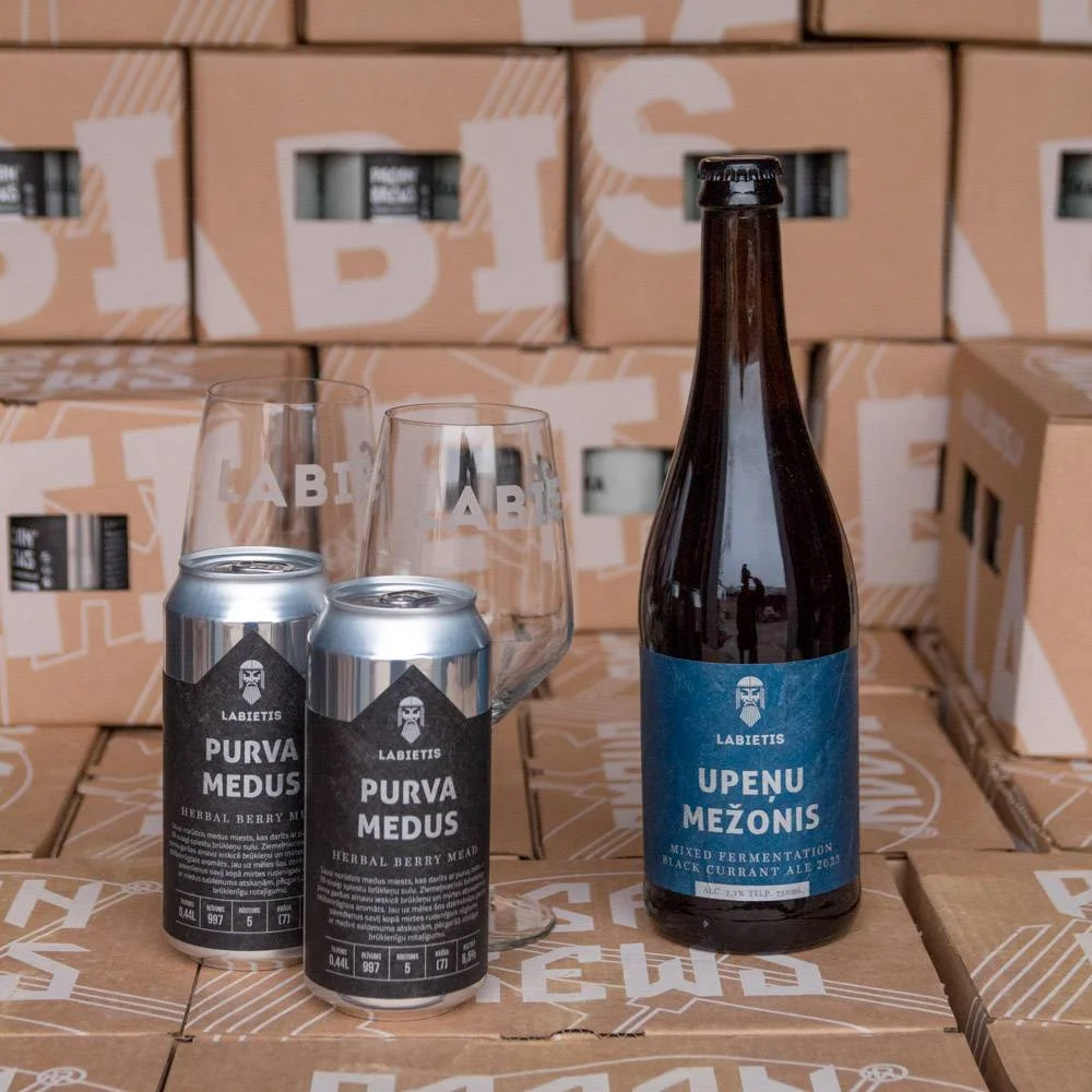 Labietis Sparkling Beer Can Selection Packaging
