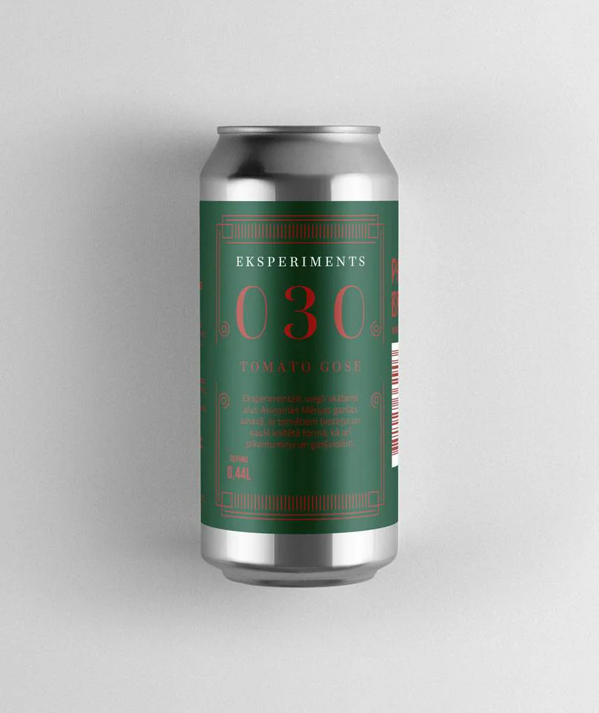 Labietis Eksperiments Tomato Gose Beer Can Packaging