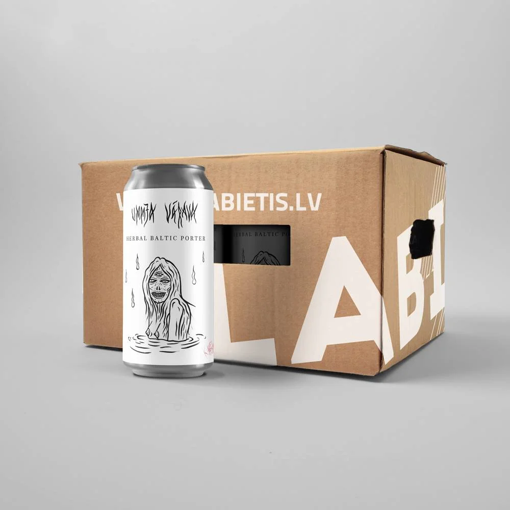 Labietis Ummja Varava Herbal Baltic Porter Beer Carton Packaging