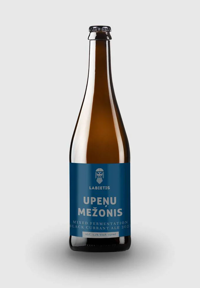 Labietis Upenu Mezonis Currant Ale Beer Bottle Packaging
