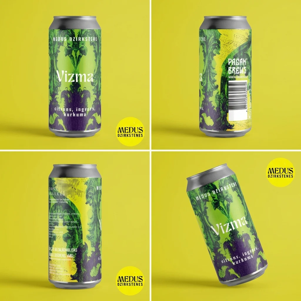 Labietis Vizma Sparkling Mead Can Multiple Views