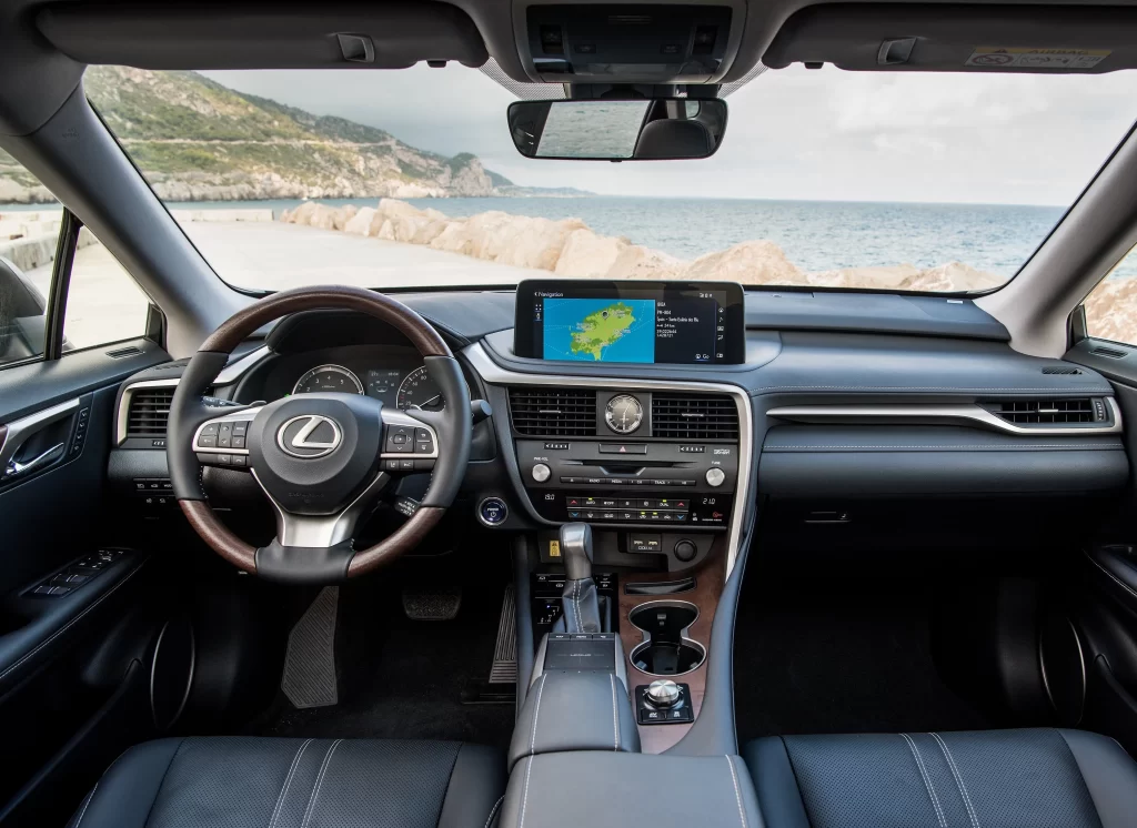Lexus Dashboard Interior Photography