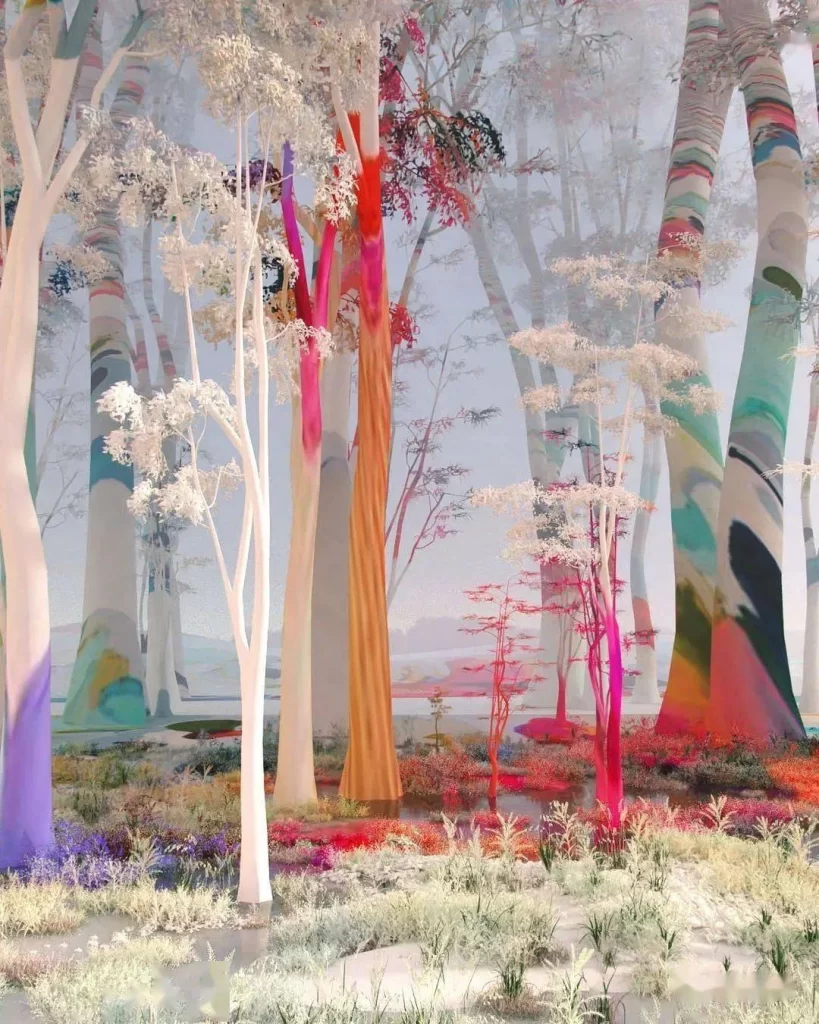 Line Nature Background