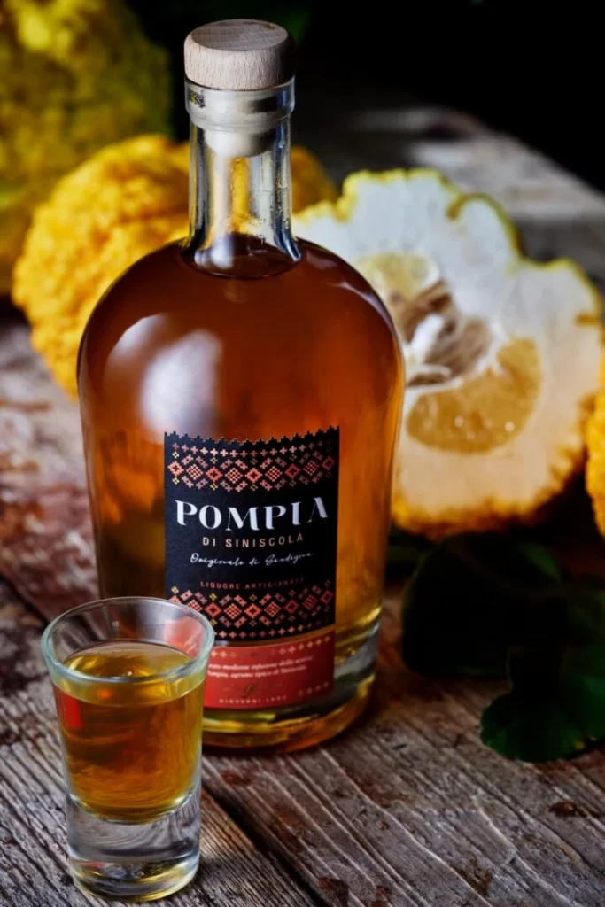 Liqueur With Shot Glass Bottle