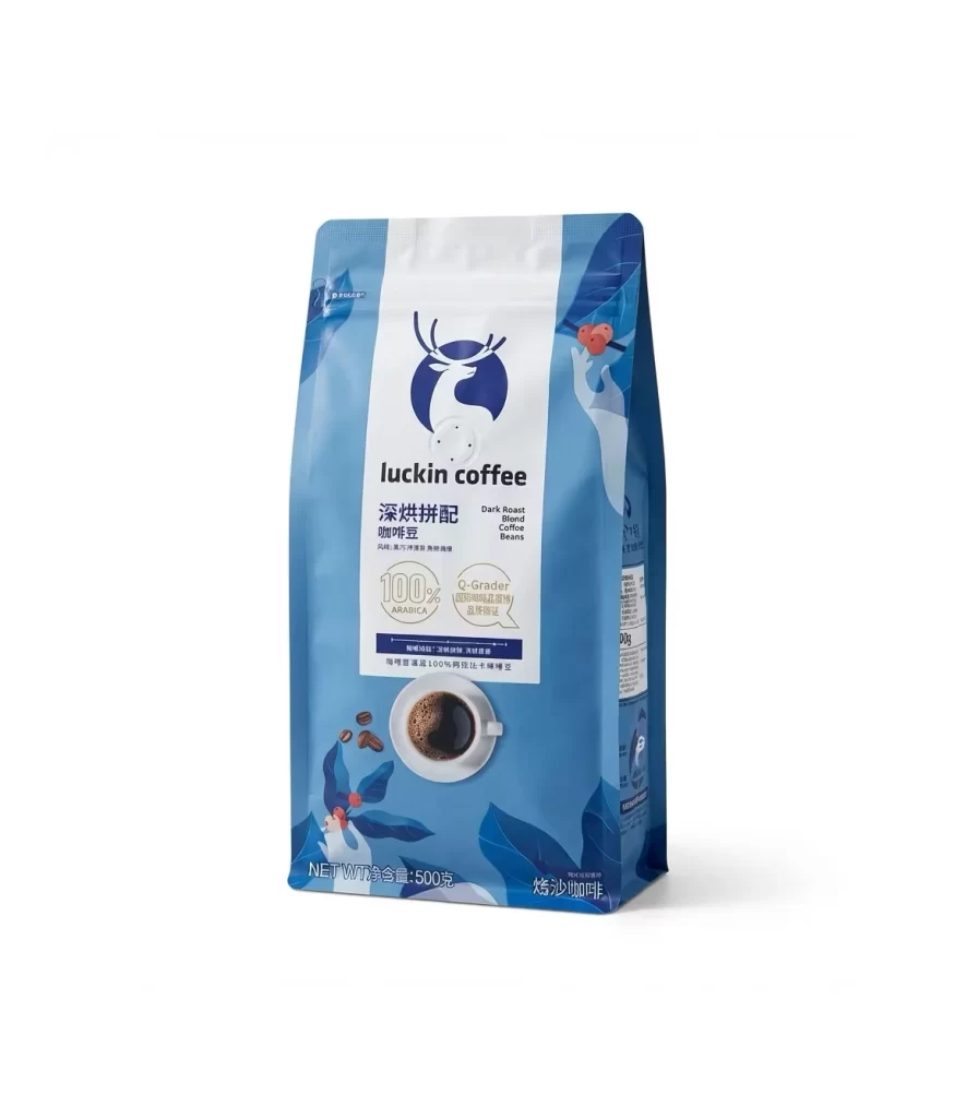 Luckin Deep Roast Coffee Packaging