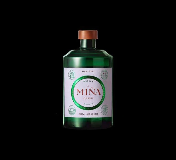 MINA Dry Gin Bottle