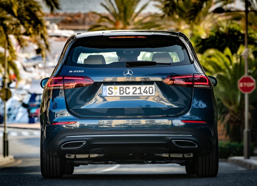 Mercedes Benz B 200 Hatchback Rear View