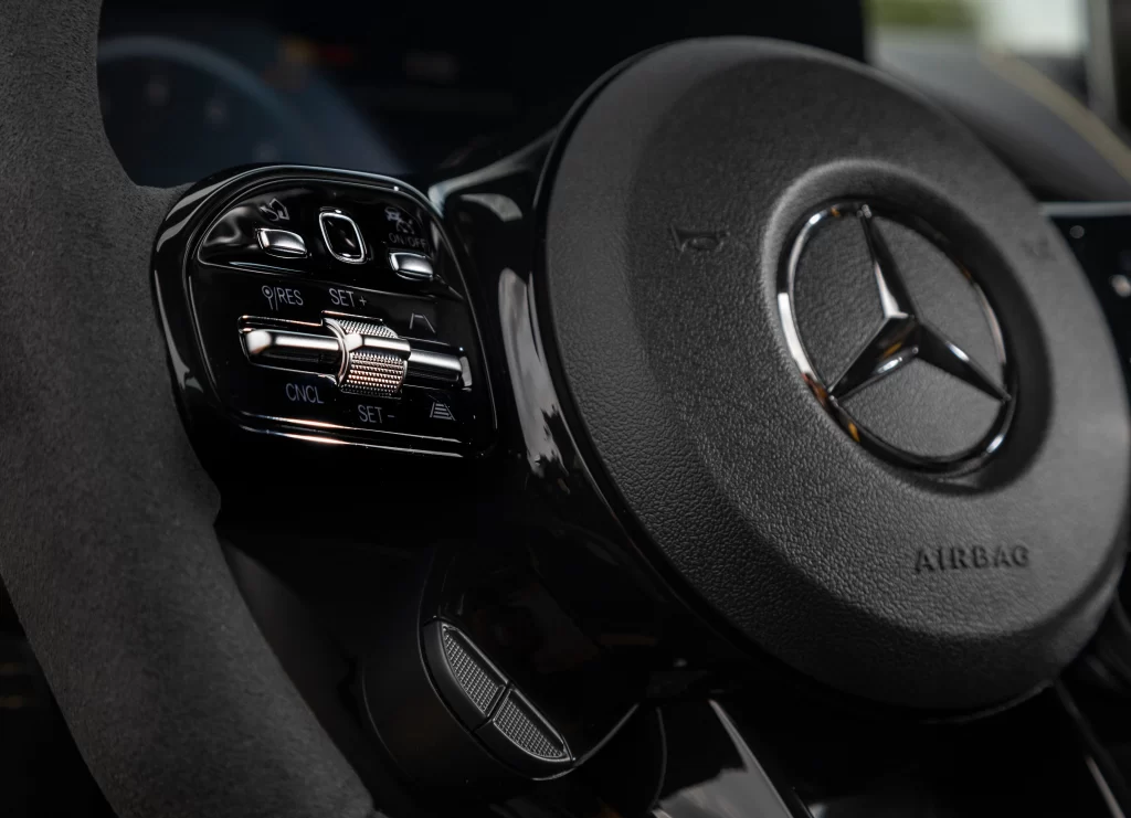 Mercedes Benz Steering Wheel Airbag View