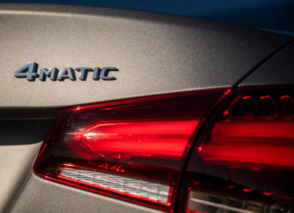 Mercedes Taillight 4MATIC Badge Detail