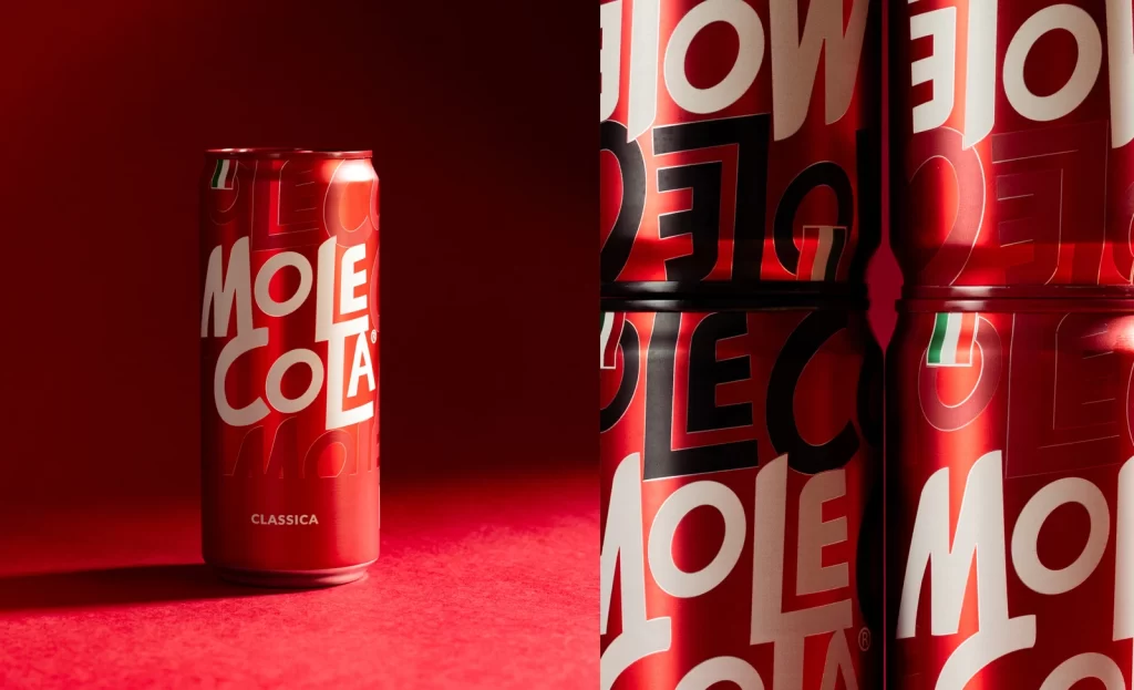 Mole Cola Soft Drink Can Detail