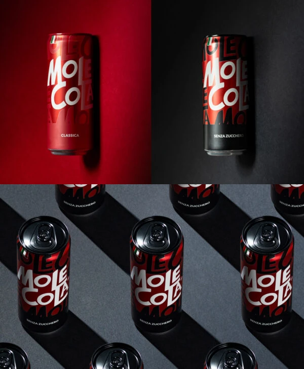 Mole Cola Soft Drink Can View