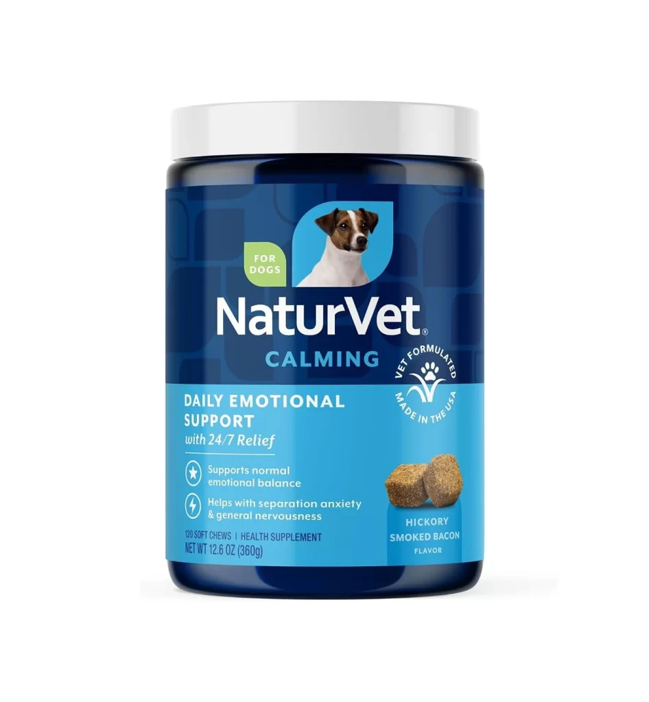 NaturVet Calming Supplement Jar Design
