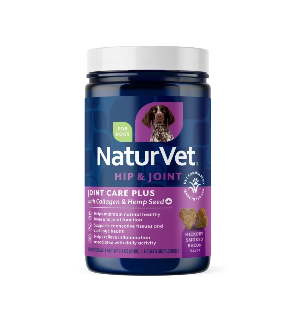 NaturVet Hip & Joint Supplement Jar View
