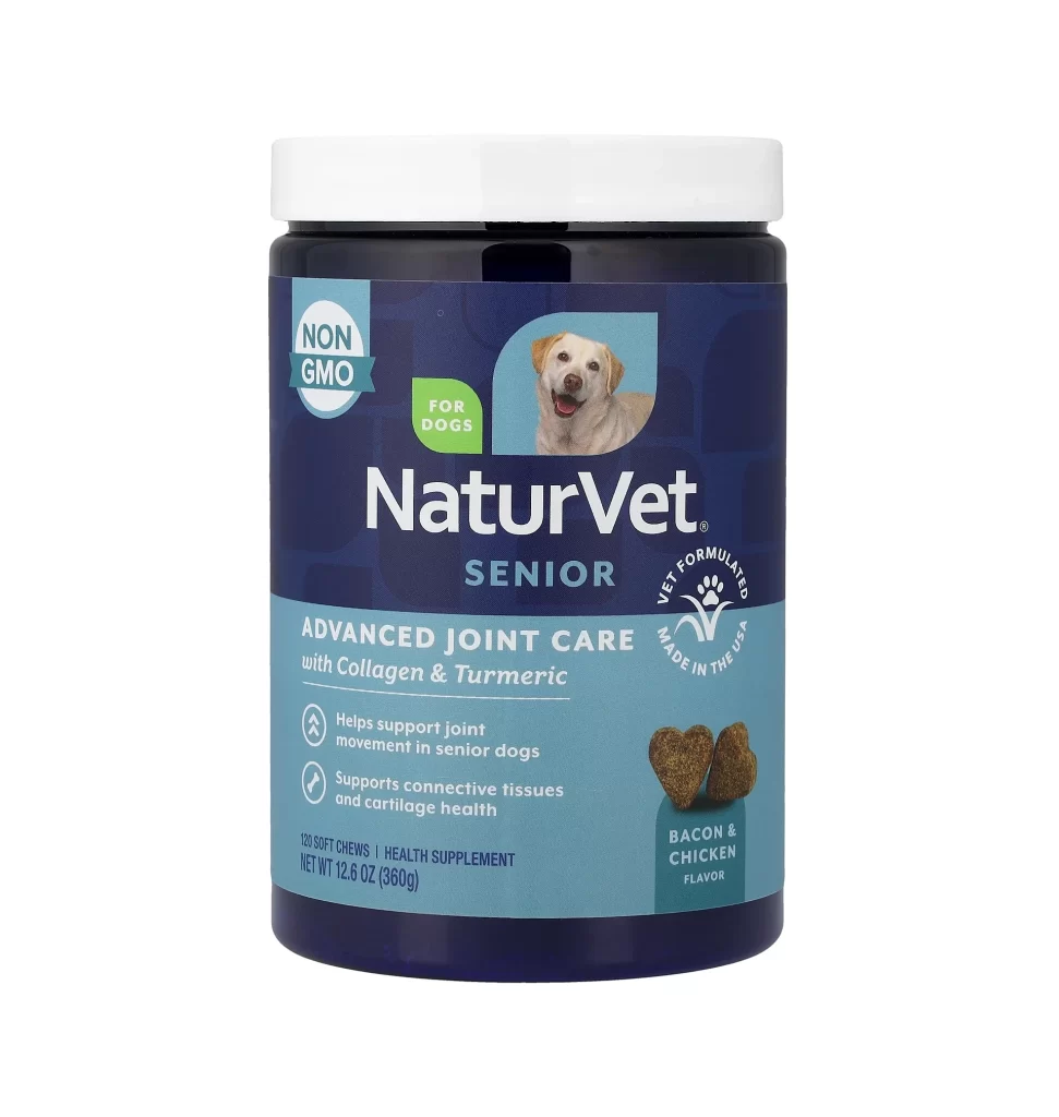 NaturVet Joint Care Supplement Jar