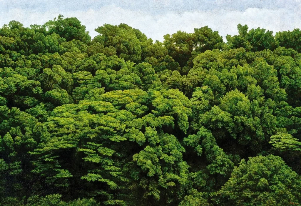 Green Forest Gradient Background