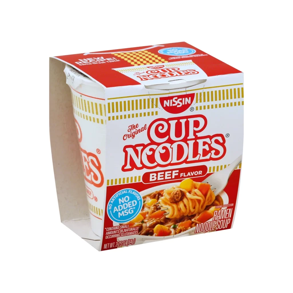 Nissin Cup Noodle Box