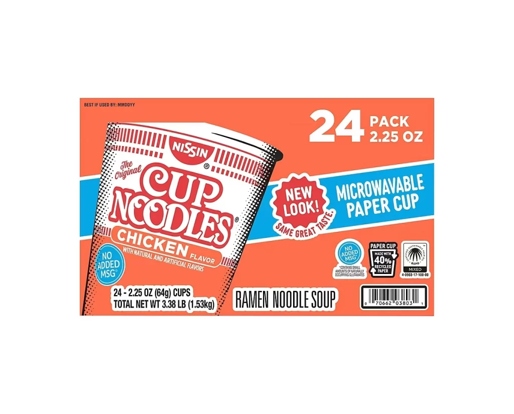 Nissin Cup Noodle Box Design