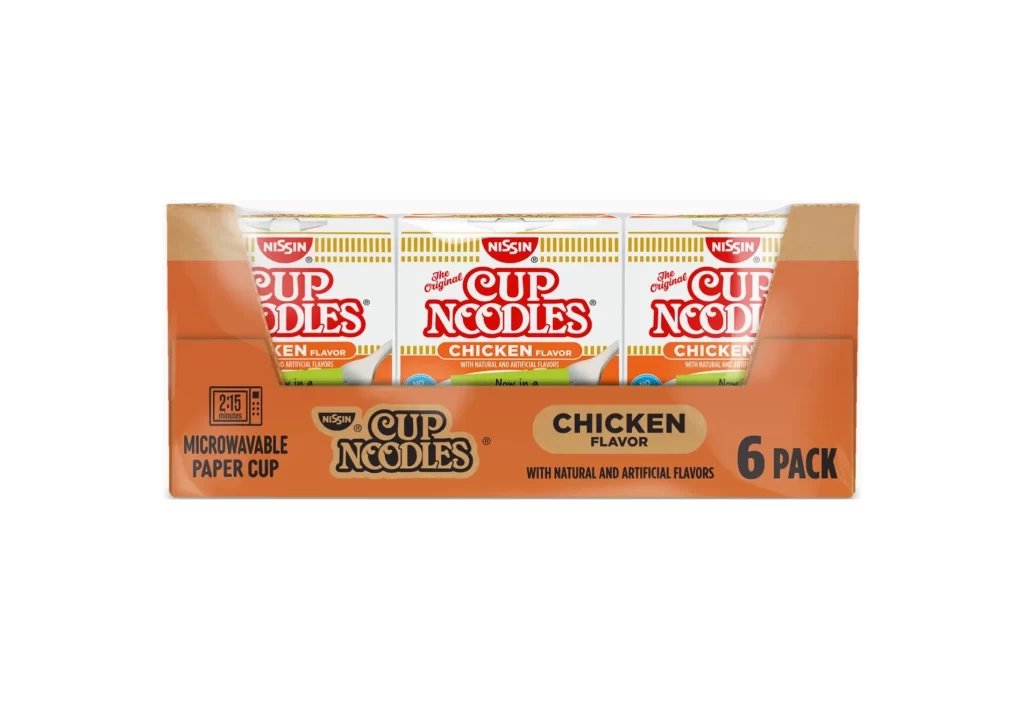 Nissin Cup Noodle Box View