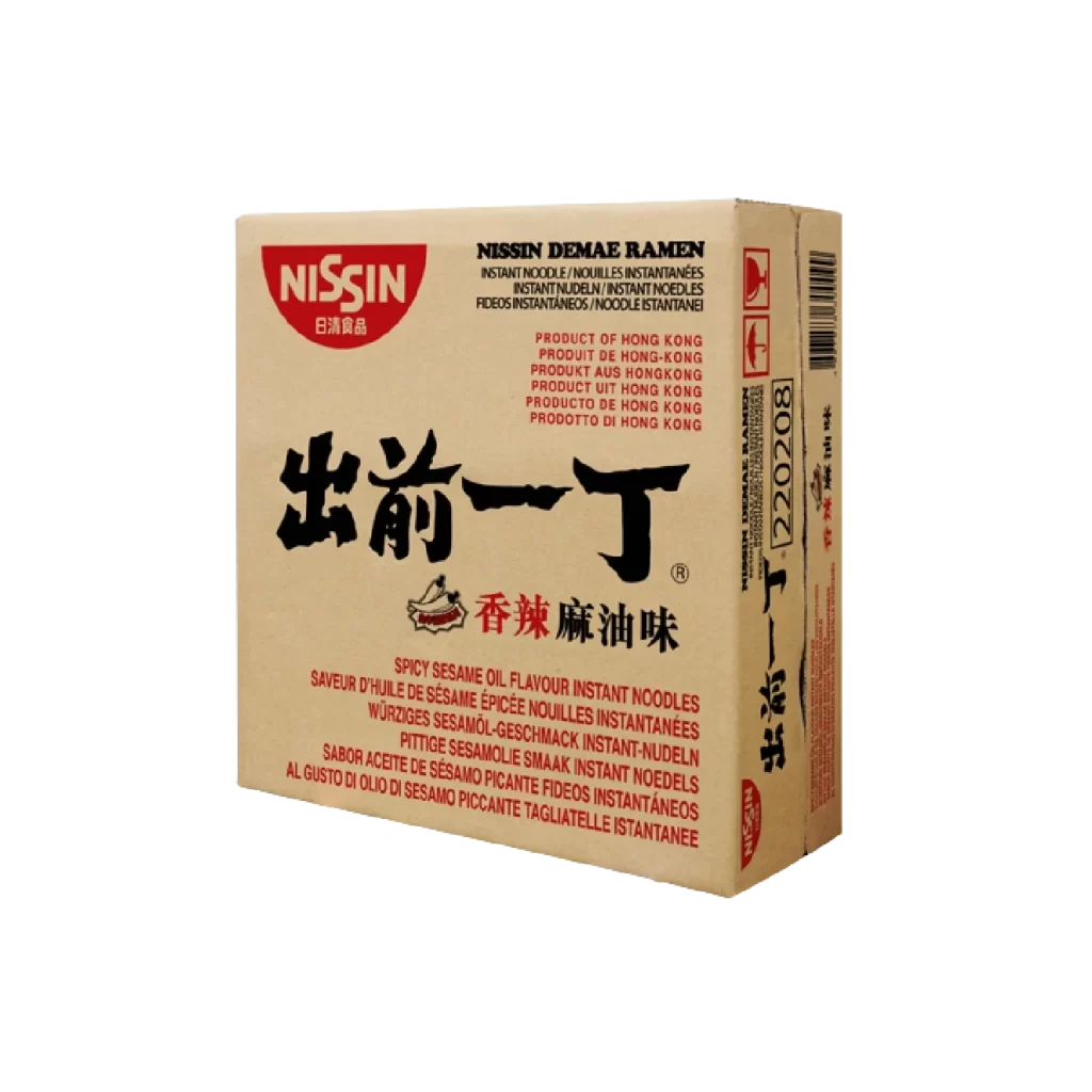 Nissin Instant Noodle Box View
