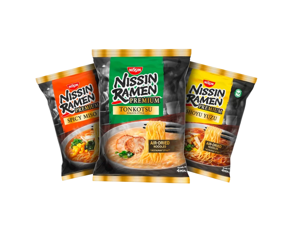 Nissin Instant Noodle Pouch View