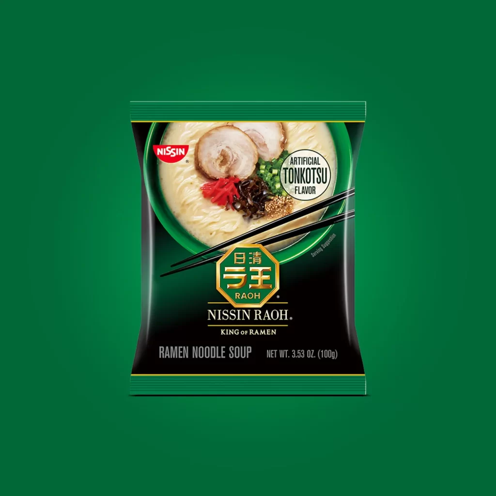 Nissin Ramen Noodle Soup Pouch View