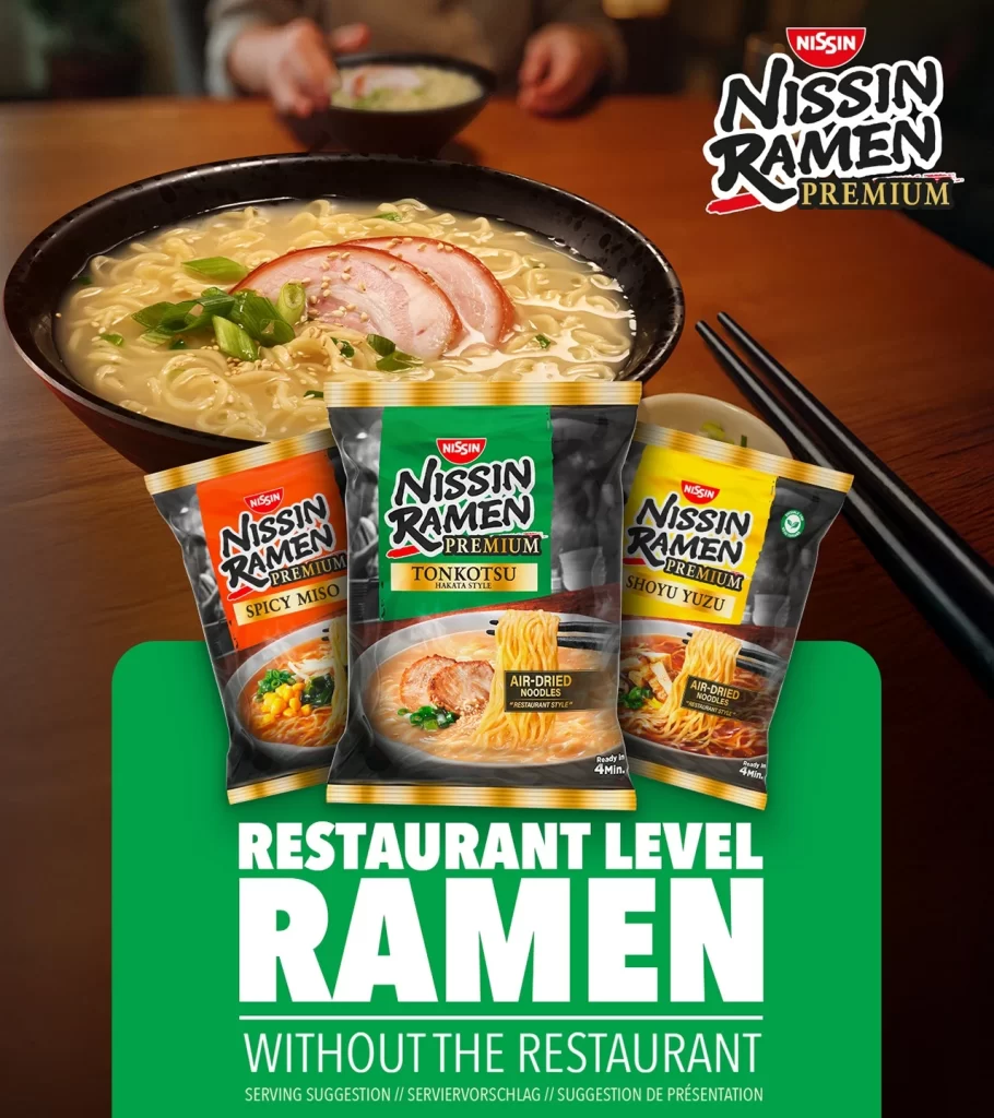 Nissin Ramen Pouch View