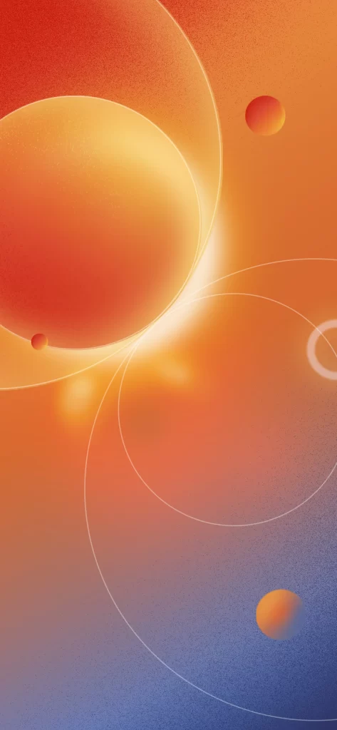 Orange 3D Blur Gradient Background