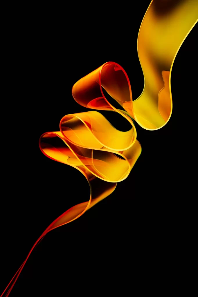 Orange 3D Deep Gradient Background