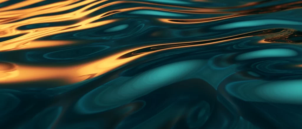 Cyan Liquid Minimal Background