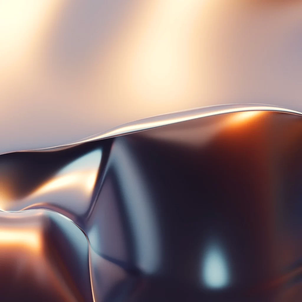 Orange 3D Minimal Gradient Background
