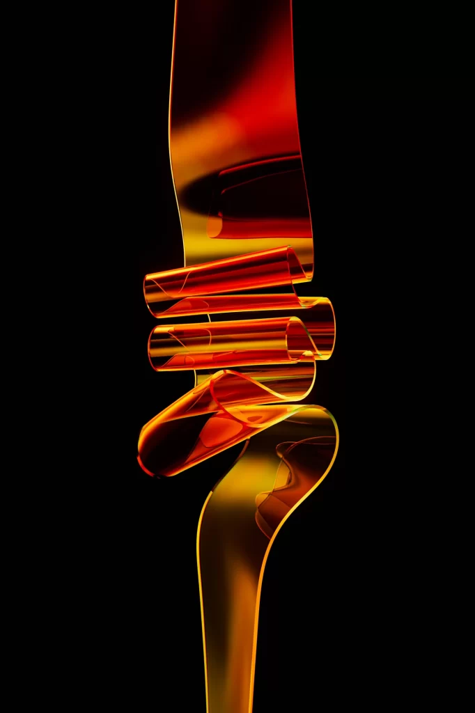 Orange 3D Vivid Gradient Background