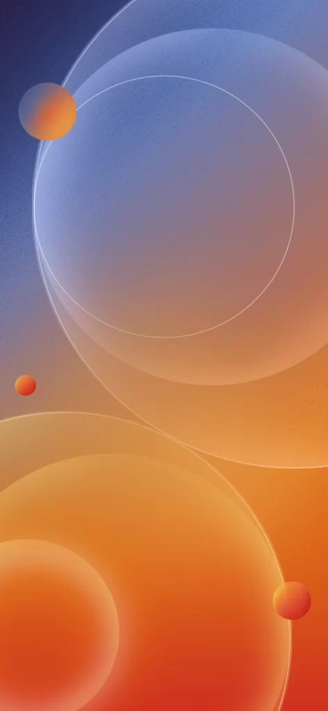 Orange Abstract Cool Gradient Background