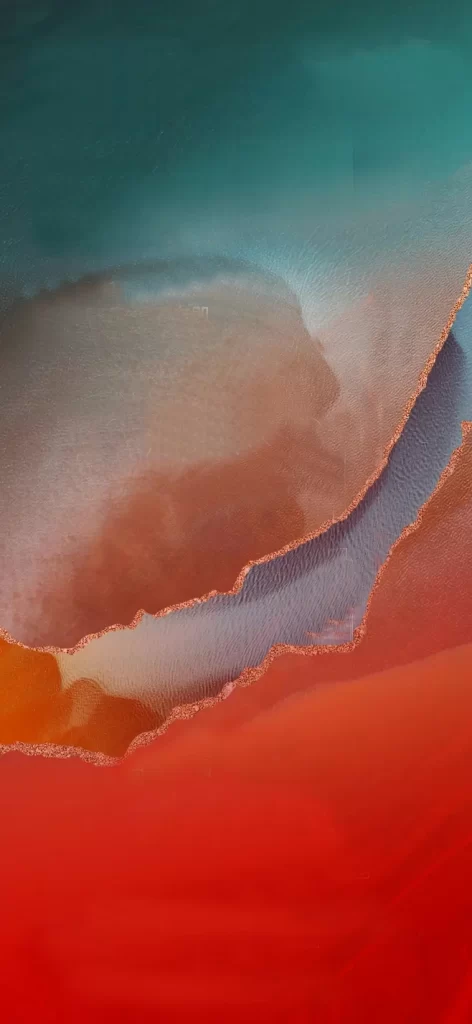 Orange Flow Blur Background
