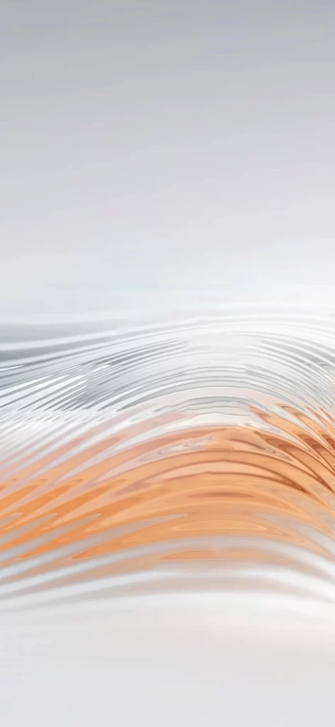 White Gradient Wave 3D Background