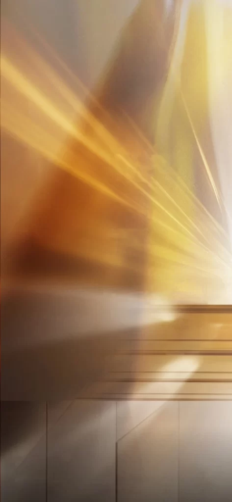 Orange Ray Flow Background