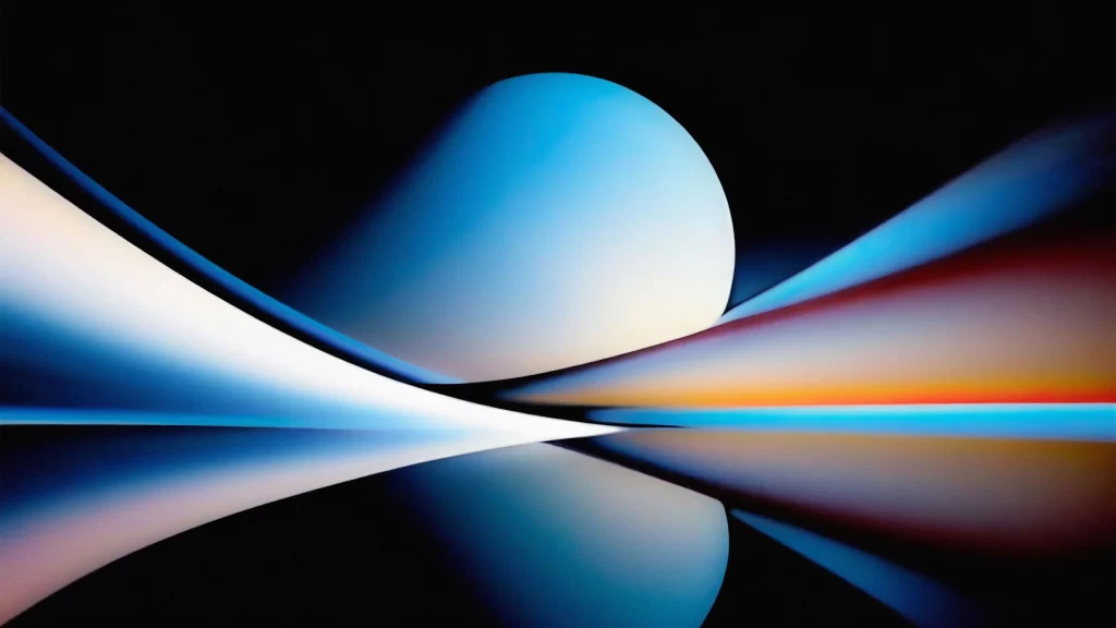 Black Sphere Bold 3D Background