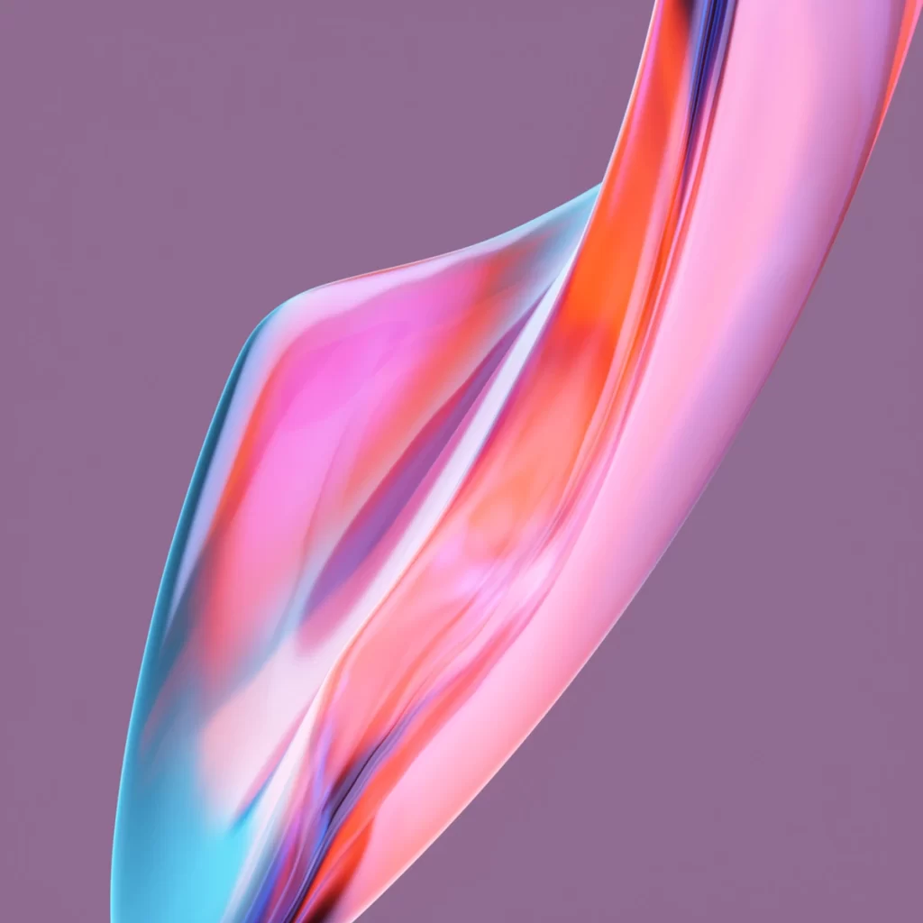 Orange Blur 3D Background