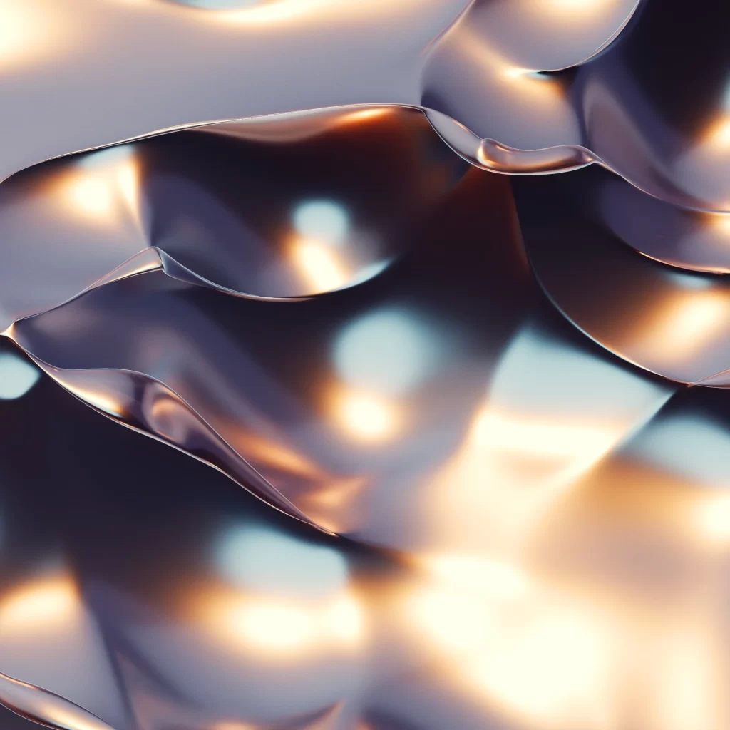 Orange Bokeh 3D Background