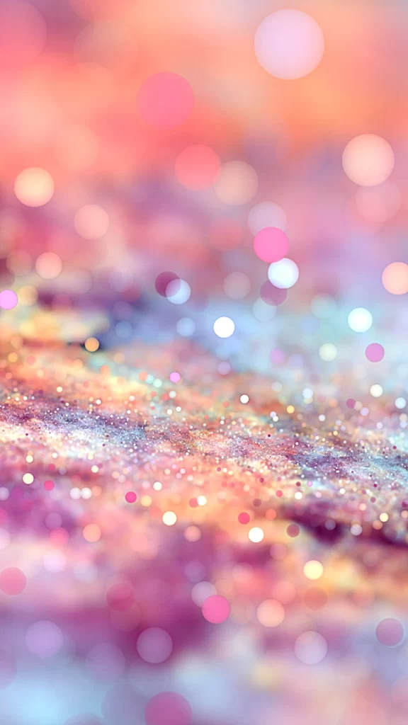Orange Bokeh Texture Background
