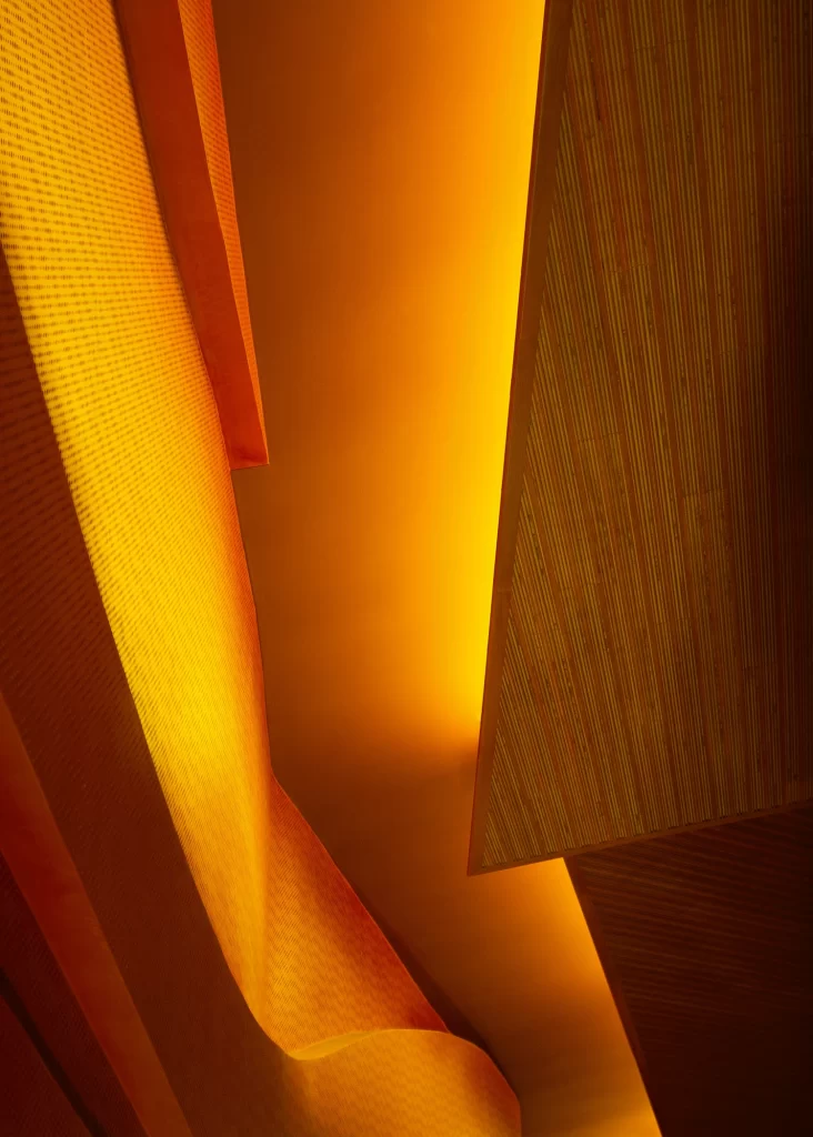 Brown Curve Abstract Background