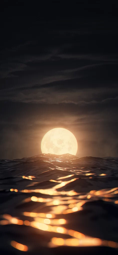Orange Clean Nature Background