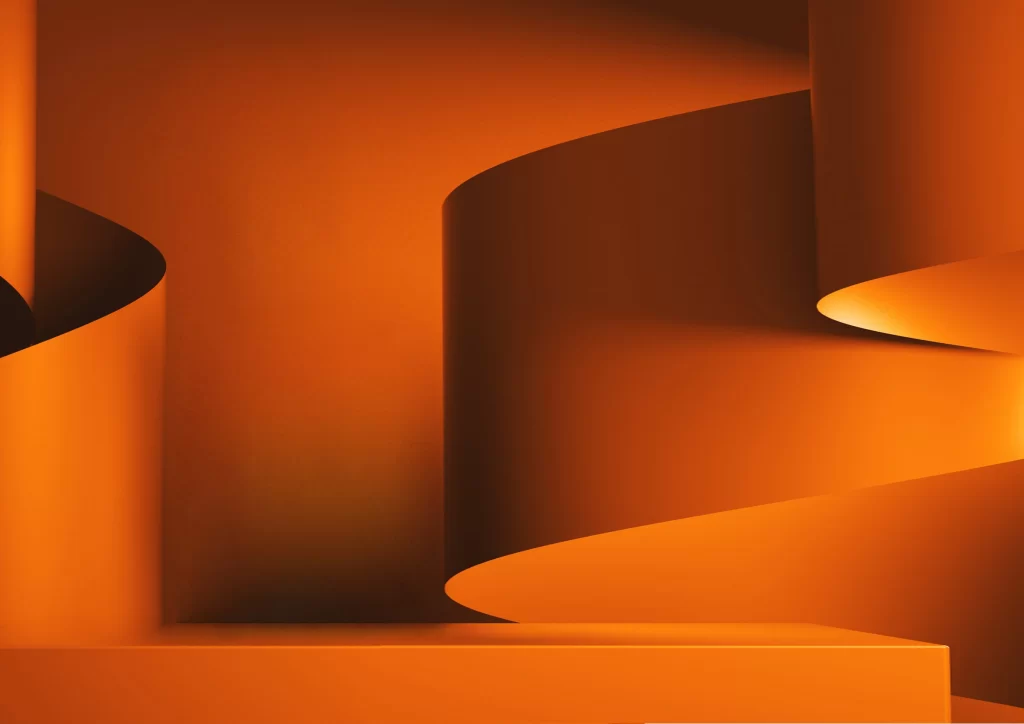 Brown Curve Flow Background