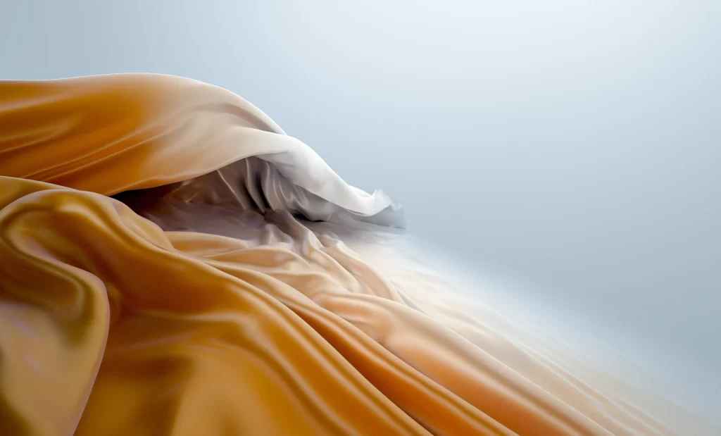Orange Deep 3D Background