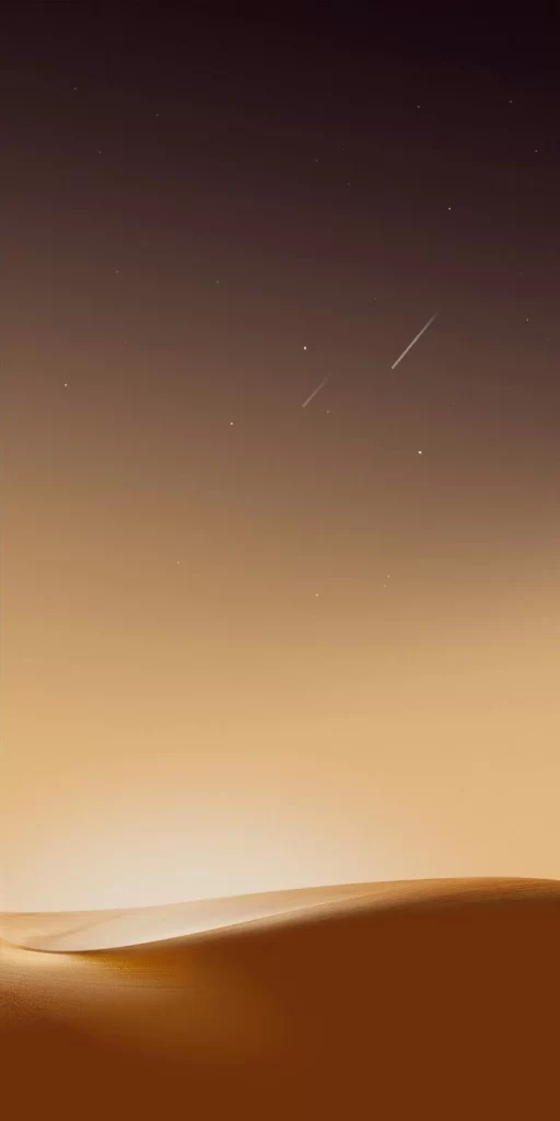 Orange Curve Nature Background