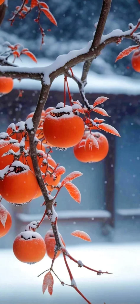 Orange Dreamy Nature Background