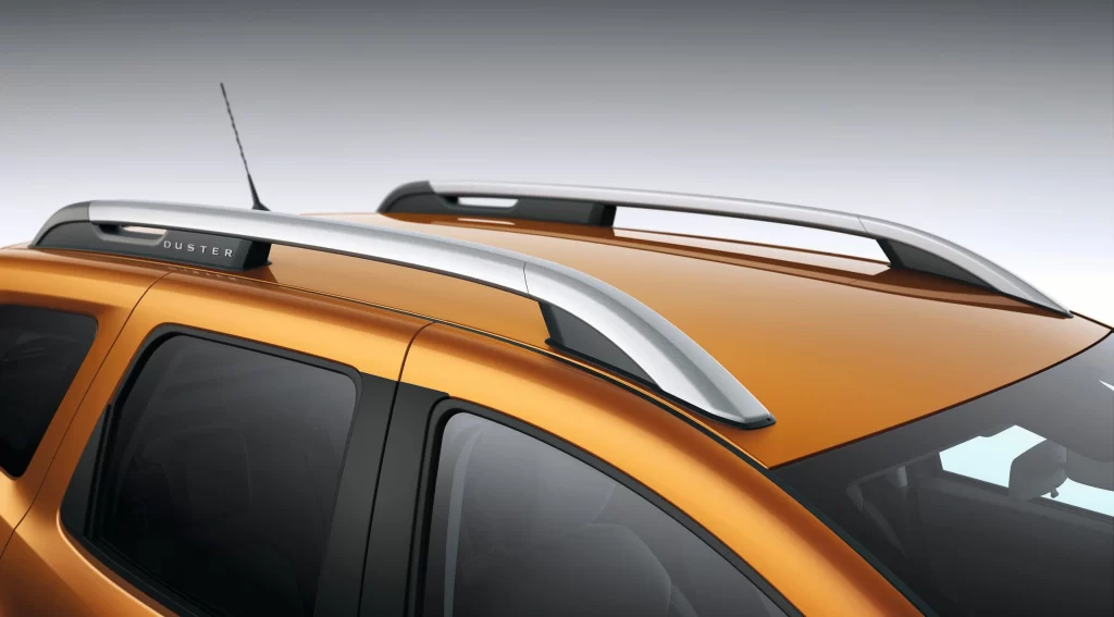 Orange Duster SUV Roof Rails Side View
