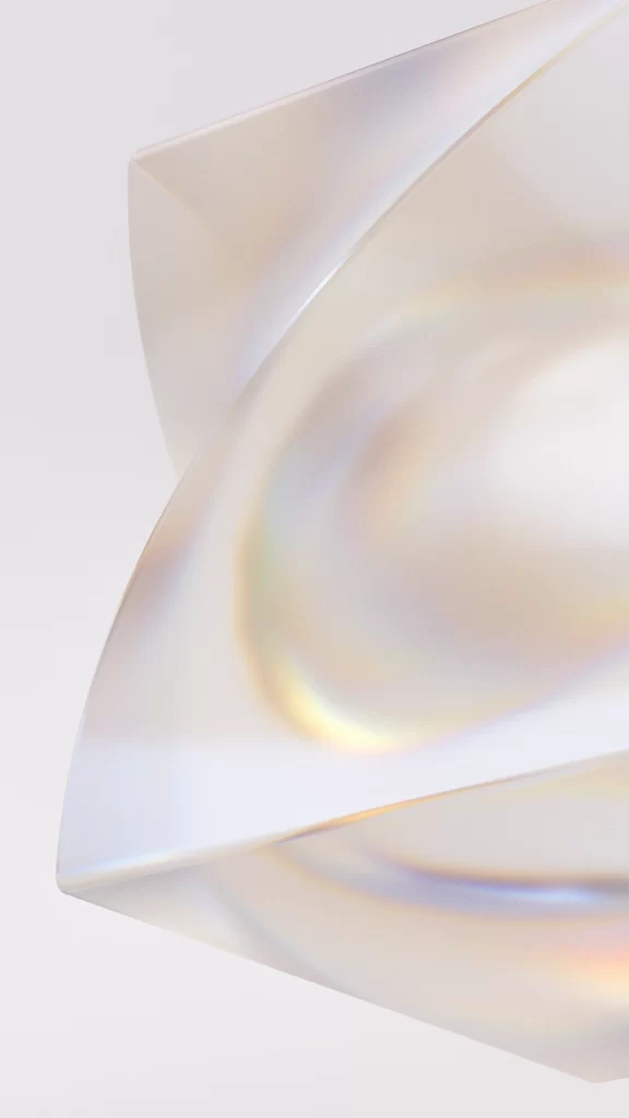 Orange Ethereal 3D Background